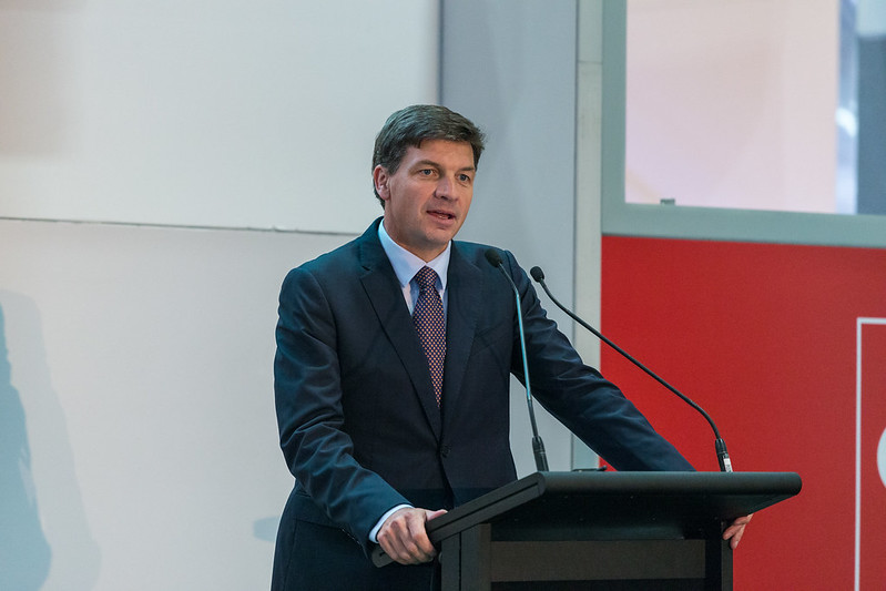 Federal energy and emissions reductions minister Angus Taylor. Source: Flickr, Cebit Ausrtalia 