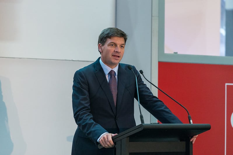 Federal energy and emissions reductions minister Angus Taylor. Source: Flickr, Cebit Ausrtalia