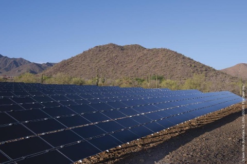 The 250MW PV project can generate enough clean energy to power around 111,000 homes in Los Angeles. Image: First Solar
