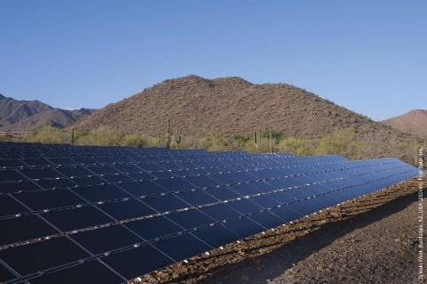 The 250MW PV project can generate enough clean energy to power around 111,000 homes in Los Angeles. Image: First Solar