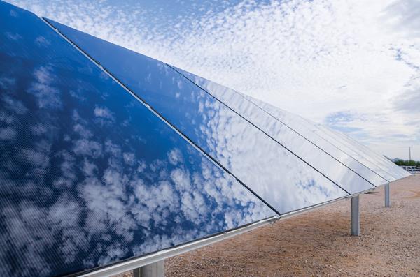 The 18MW co-op project is comprised of over 158,500 First Solar thin-film PV modules. Image: First Solar