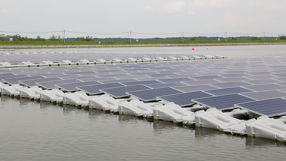 This will be the largest floating PV project in northern Taiwan. Credit: NUS
