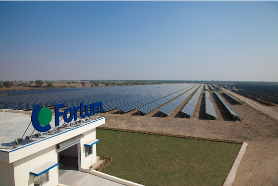 Fortum has commissioned a 70MW solar PV plant in the Indian state of Rajasthan with what was once a record low tariff. Credit: Fortum Corporation