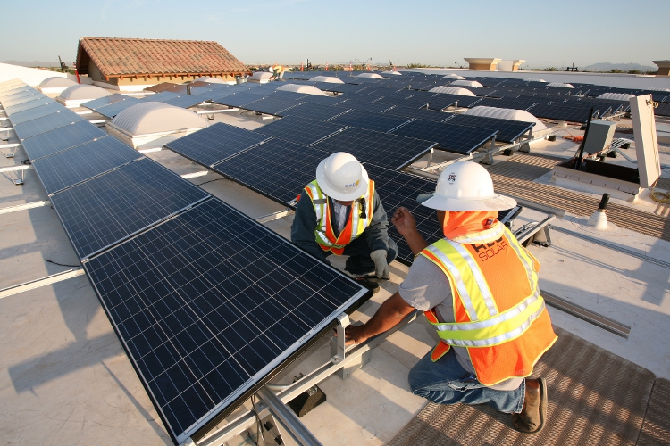 REC's channel partner program is designed to help solar developers spur sales in the commercial sector. Image: REC Solar