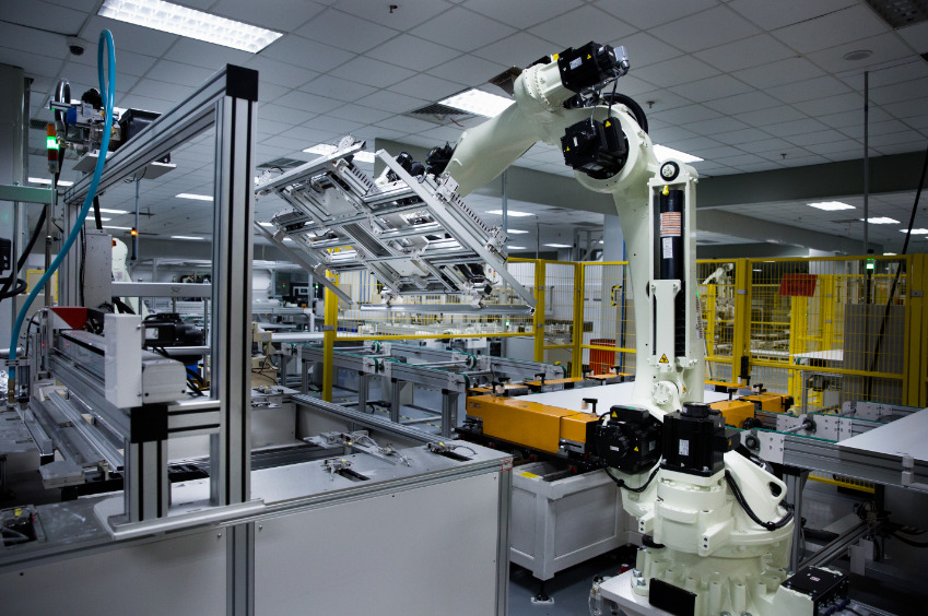 GCL-SI has also recently established a module assembly workshop that is completely unmanned. Image: GCL-