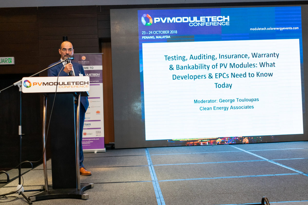 Recently, PV-Tech took the opportunity to catch up with George Touloupas, the Director of Technology and Quality at Clean Energy Associates and a key partner at the forthcoming PV ModuleTech 2019 meeting in Penang in October this year. 