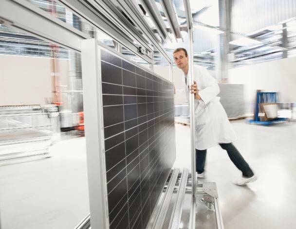 Hanwha Q CELLS is planning to introduce its first ever monocrystalline modules, which will use its PERC (Passivated Emitter Rear Contact) cell technology. Image: Hanhwa Q CELLS