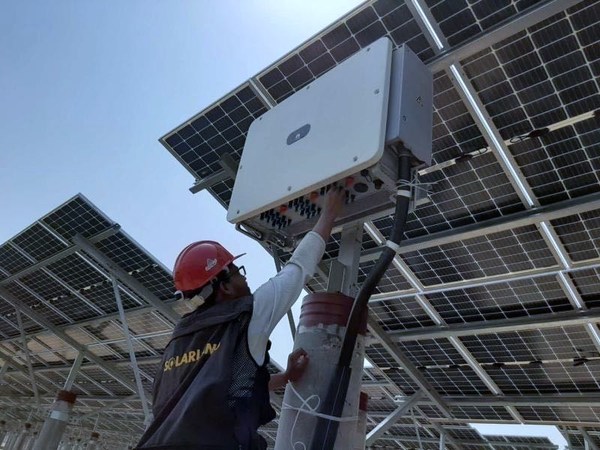 The 73MW project in Bangladesh connected earlier this month. Image: Huawei. 