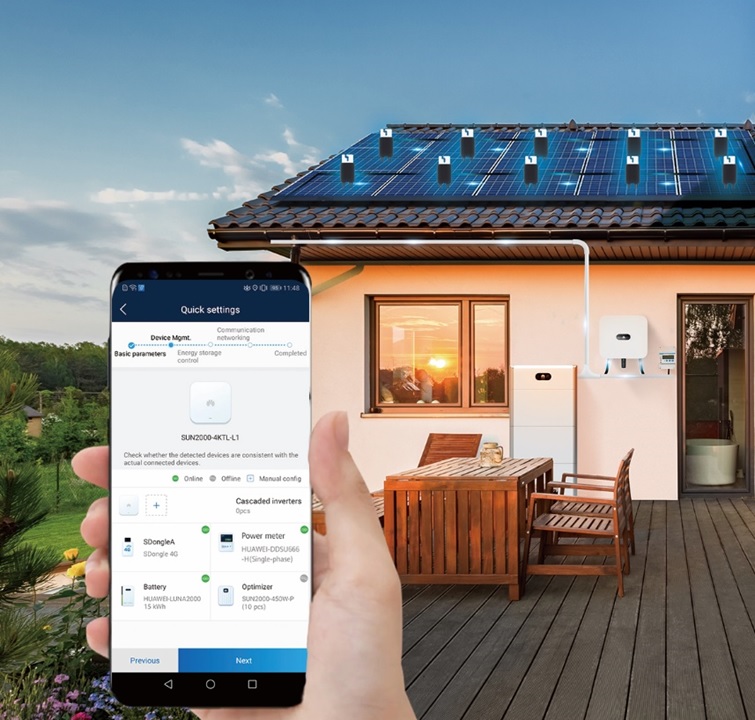 Huawei has launched its next generation ‘FusionSolar’ residential smart PV solution with the emphasis on innovative smart technologies to provide the easiest and highest safety installation standards and long-term operability that aims for 100% self-consumption. Image: Huawei