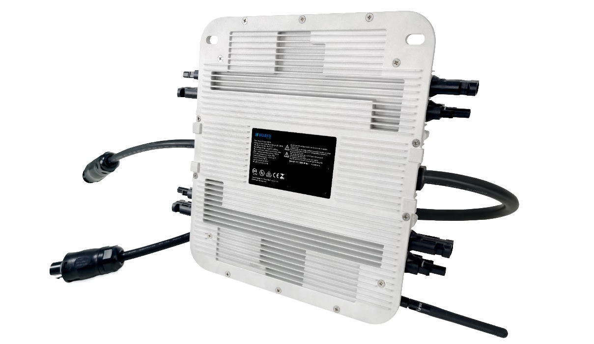 Huayu New Energy, has launched its ‘HY 2000 Plus’ microinverter, which has the highest recorded power density on the market and has four (4) MPPT (Maximum Power Point Tracking) and quad-module-level monitoring as standard. Image: Huayu New Energy