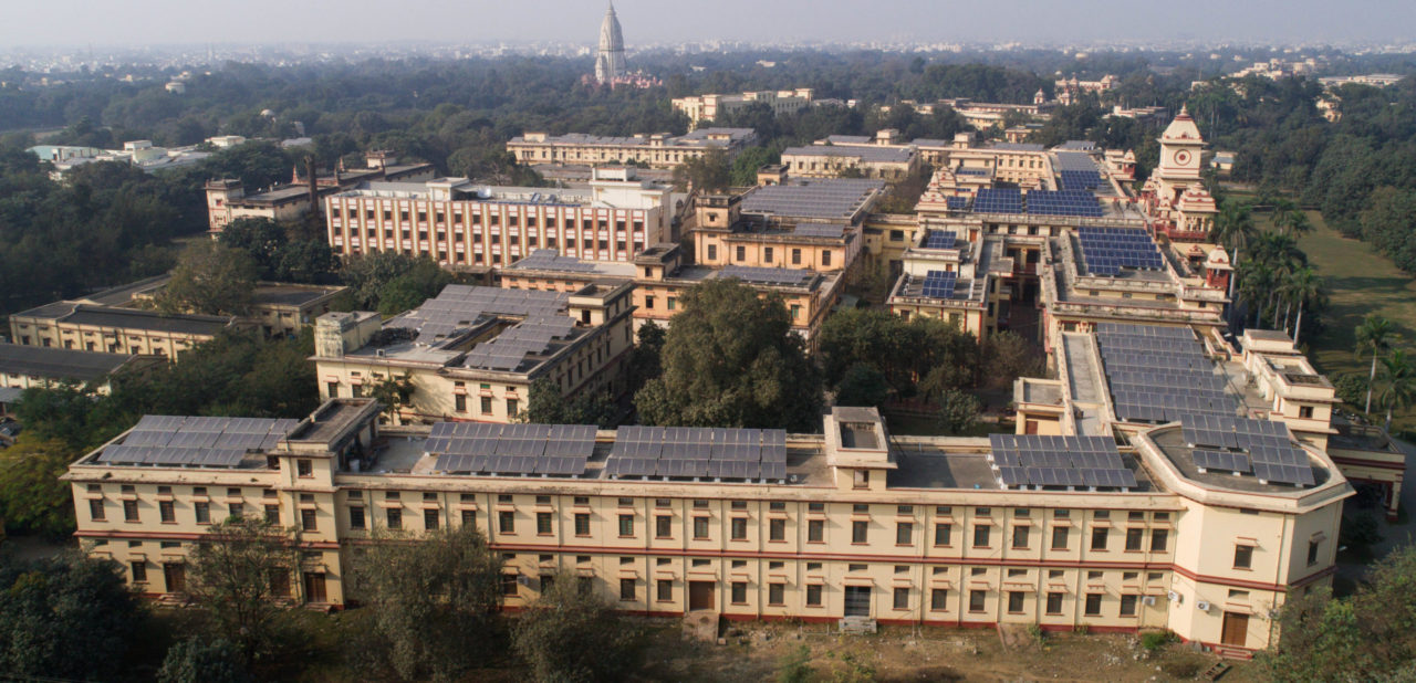 The plant will meet 30% of the institute’s power requirements. Credit: CleanMax Solar