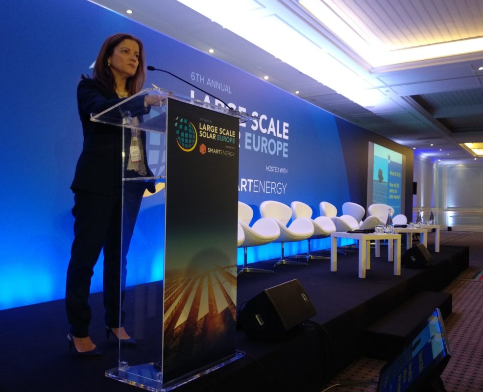 It is the Commission's goal to bring solar manufacturing back to EU, Abreu said (Credit: Solar Media)