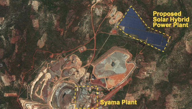 The hybrid project will replace an existing 28MW diesel-fired power plant at Syama Gold Mine. Credit: Resolute ASX Filing