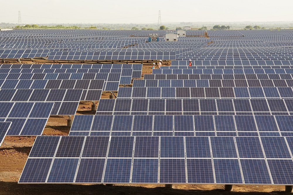 Solar power is the cheapest new source of power in India. Credit: Welspun