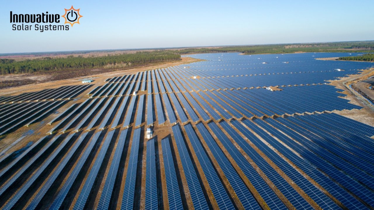 One installation is a 300MW PV project located in Jones County, Texas, while the other project is a 125MW solar installation in Fisher County, Texas. Image: Innovative Solar Systems