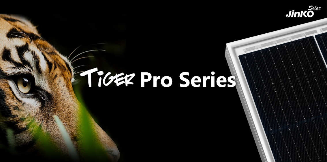 The new Tiger PRO module combines the half-cut cell design to reduce cell current mismatch and ribbon power losses. Image: JinkoSolar