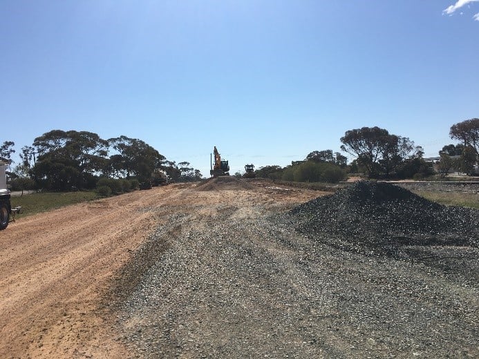 Preparation work has begun at the site of the Kiamal solar project. Source: Total Eren.