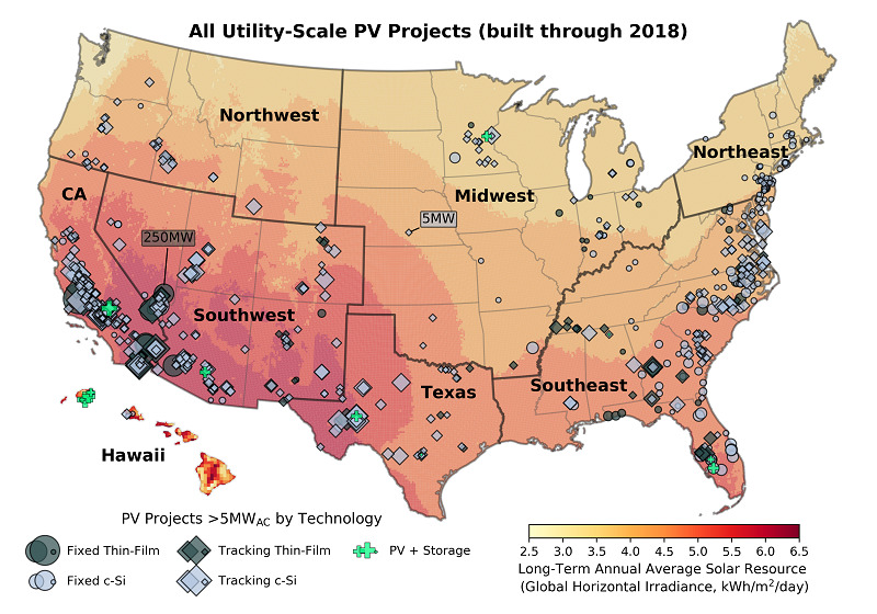 Figure 1. Utility-scale PV projects (> 5 MWAC) in the United States” />
	</div>
<div class=