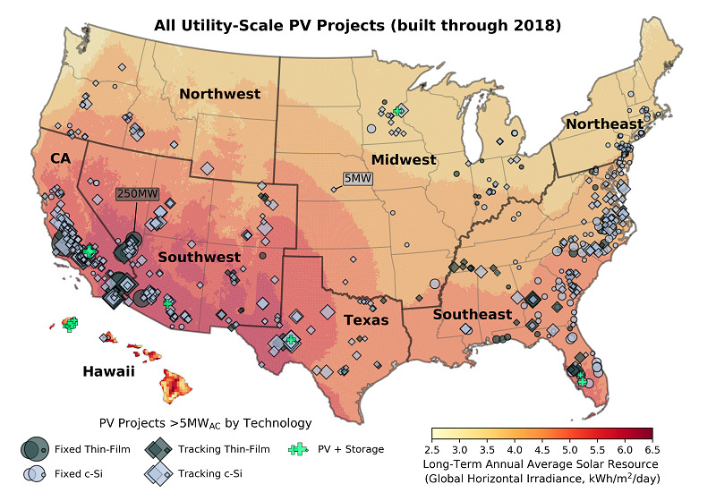 Figure 1. Utility-scale PV projects (/> 5 MWAC) in the United States” />
</div>
<div class=