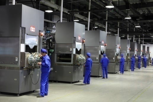 A key driver of polysilicon demand is LONGi, which previously announced in early 2018 that it planned to increase mono ingot and wafer production to 45GW in 2020. Image: LONGi Group