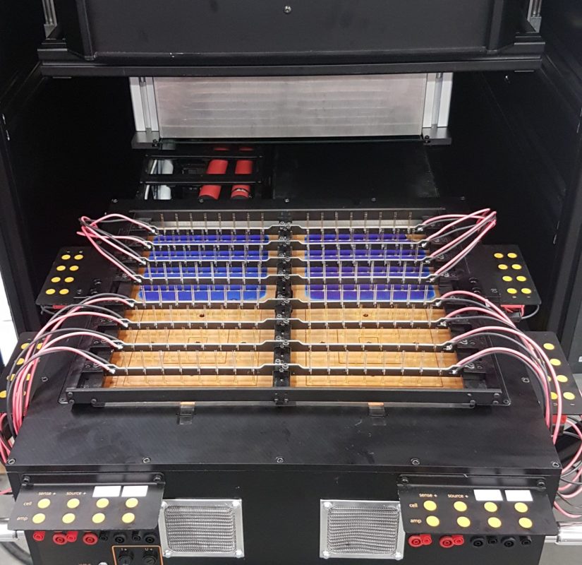 LeTID test set-up designed by WAVELABS in cooperation with Fraunhofer CSP allowing quantitative LID reliability tests. Image: Wavelabs.