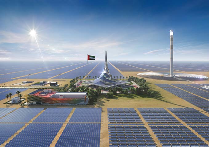 The 5GW Mohammed bin Rashid solar park. Source: DEWA