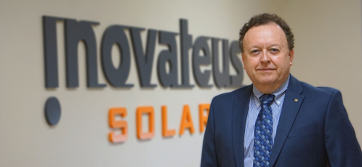Mike Pound will be responsible for developing and implementing strategies for increasing and balancing the multiple revenue streams of the company. Source: Innovateus Solar