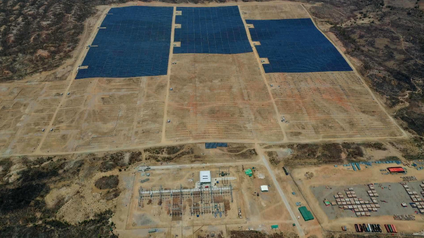 The project covers an area of 81 hectares and is expected to be connected to the grid in June 2019. Credit: Jetion Solar