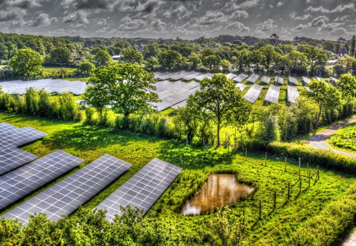 A subsidy-free PV project in the UK that was energised by Next Energy Solar Fund last year. Image: NESF. 