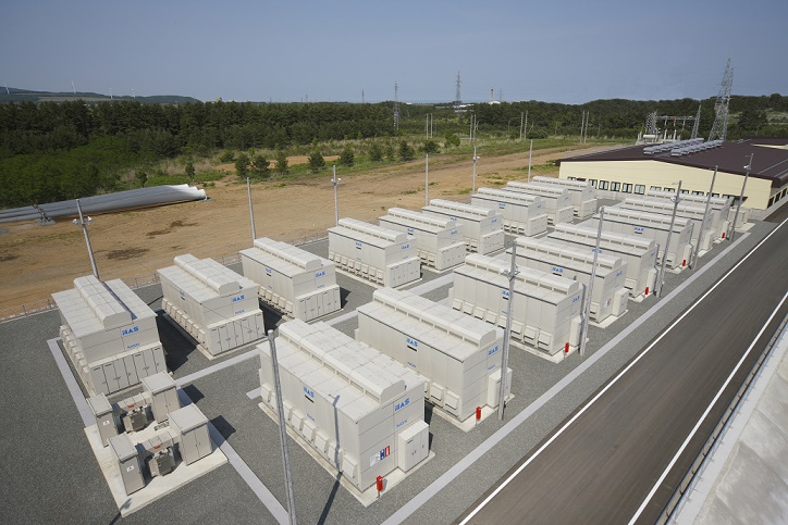 NAS grid-scale batteries. image: NGK.