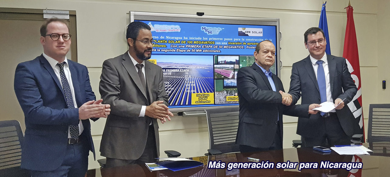 The MoU signing will help reinvigorate Nicaraguan PV, which currently accounts for 0.52% of the energy mix (Credit: Nicaraguan government)