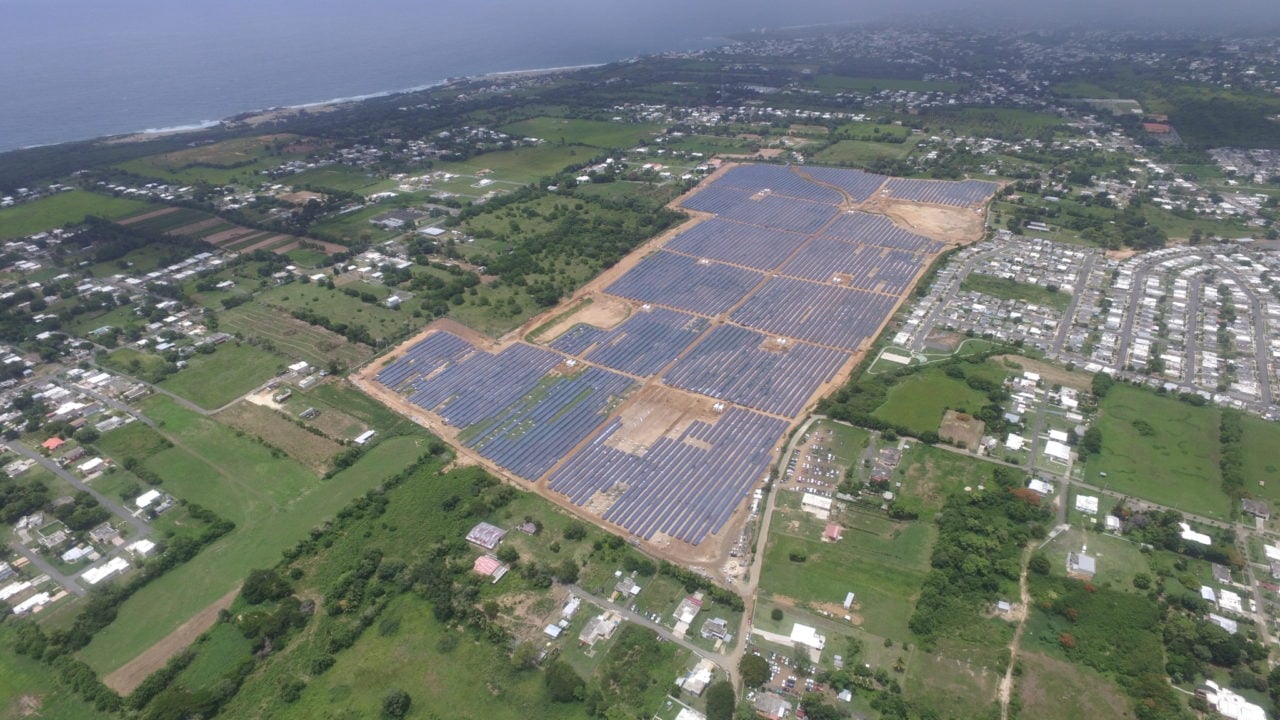 The US$160 million plant has now been connected to the Puerto Rico Electric Power Authority’s (PREPA) transmission grid. Credit: Sonnedix
