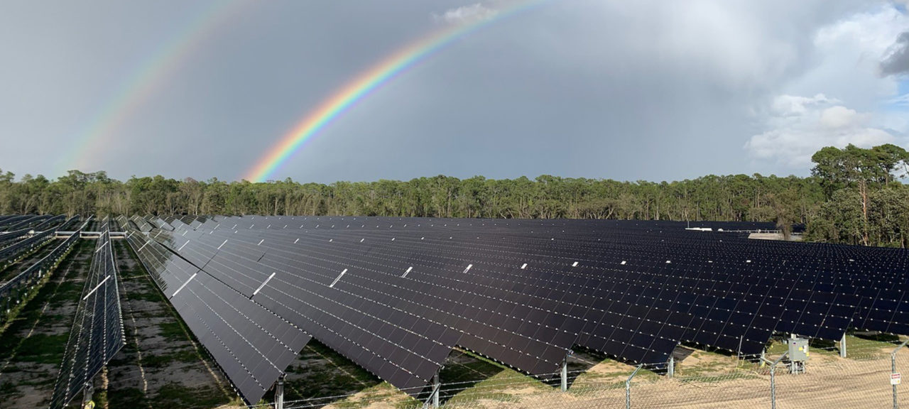 One of Origis Energy's predecessor projects - FL Solar 5 - in operation in Florida. Image: Origis Energy.