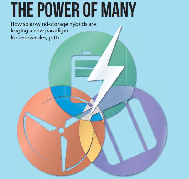 The cover story of this edition gets under the bonnet of one of the hottest emerging trends in large-scale renewables development; hybridisation.