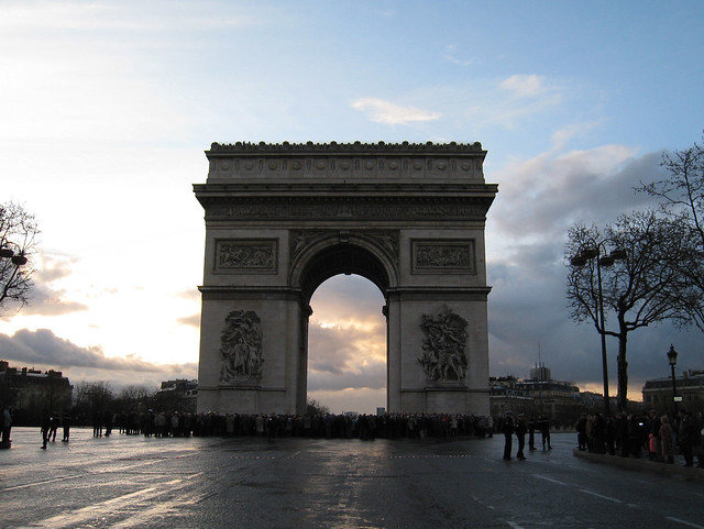 Arc de Triomphe, Paris. Photographed in April 2008 by Wilhelm Lappe. Source: Flickr