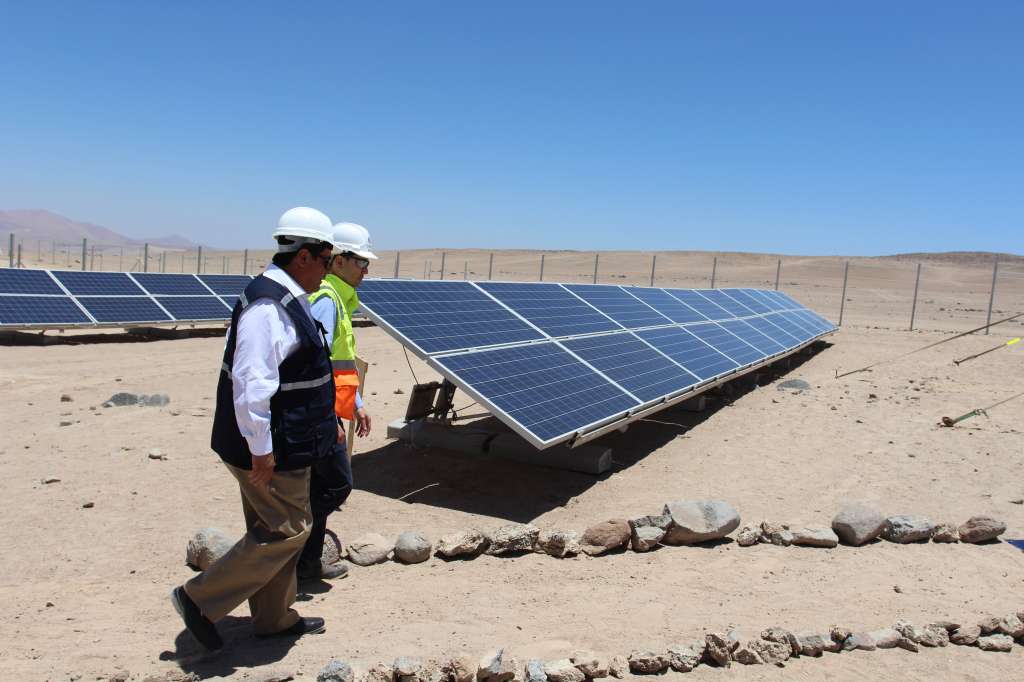 PV panels for the plant were supplied by Kyocera. Image: Pattern Energy