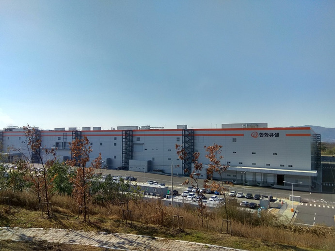 Q CELLS’ Jincheon 2 site was opened in January 2018 and, together with neighbouring Jincheon 1, has an annual cell production capacity of 4.3 GW. The facility is located 90 km south of Seoul. Image: Q CELLS