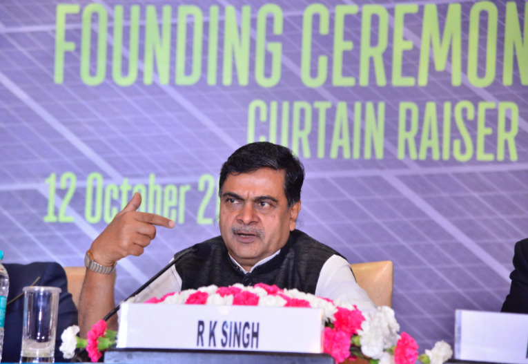 Indian power minister R.K. Singh. Credit: twitter
