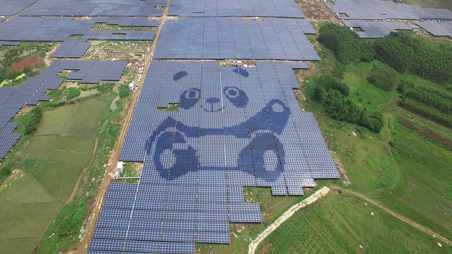 Guigang Panda Power Plant is the second Panda plant and has a total installed capacity of 60 MW and has been connected to grid in October, 2017. Image: Panda Green Energy