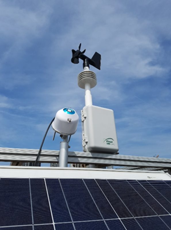 Compatible with most PV inverter companies technology and 3rd party monitoring solutions worldwide. Image: RainWise