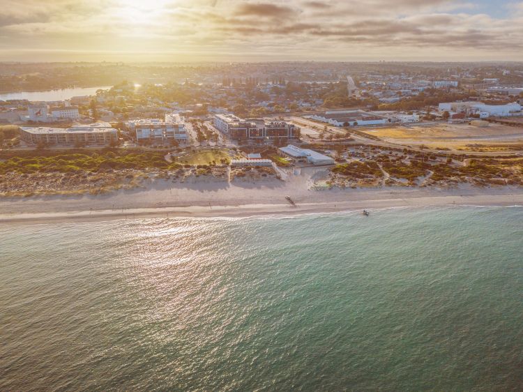 The housing development in Fremantle, Western Australia where the RENeW NExus project has been underway since 2018. image: Power Ledger / RENeW NExus project. 