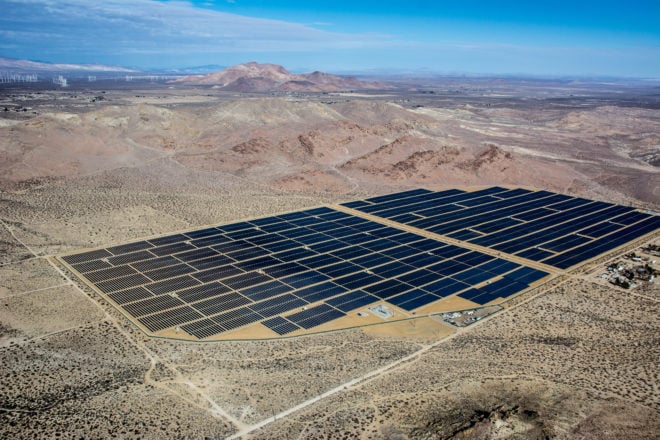 Already-completed Recurrent Energy solar projects in the US. Image: Recurrent Energy.