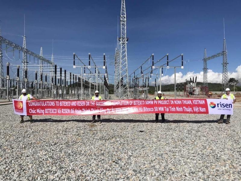 he 50MW installation was connected ahead of June 30, allowing the project to benefit from the country's nationwide feed-in-tariff (FiT) subsidy for PV installations. Image: Risen