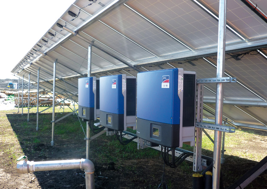 An SMA solar-diesel hybrid installation. Image: SMA.