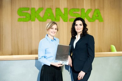 Saule Technologies told PV Tech that Skanska has yet to specify the module form factor for the modules but could be in the 1 metre squared. Image: Skanska AB