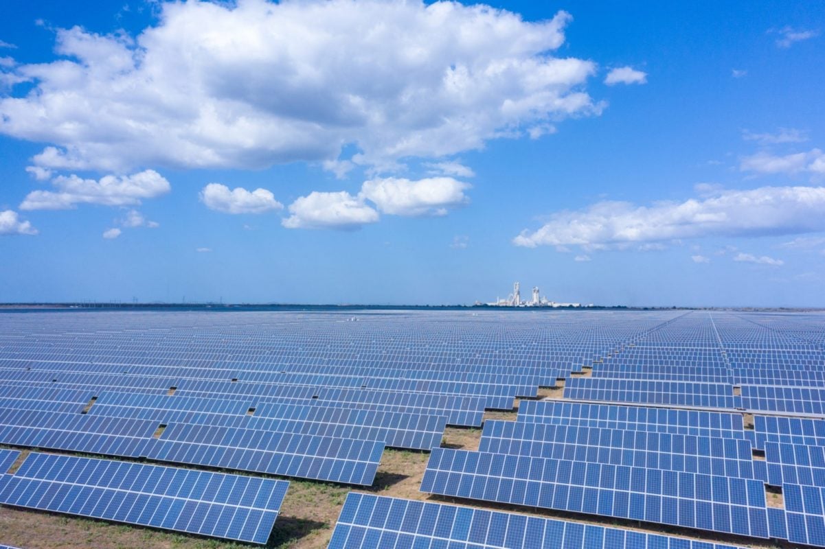 The 162MW Apodi solar farm developed by Scatec and Equinor in Brazil two years ago. Image: Scatec.