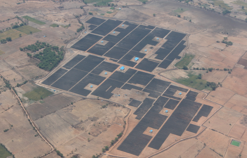 A solar project between Hyderabad and Kavithal