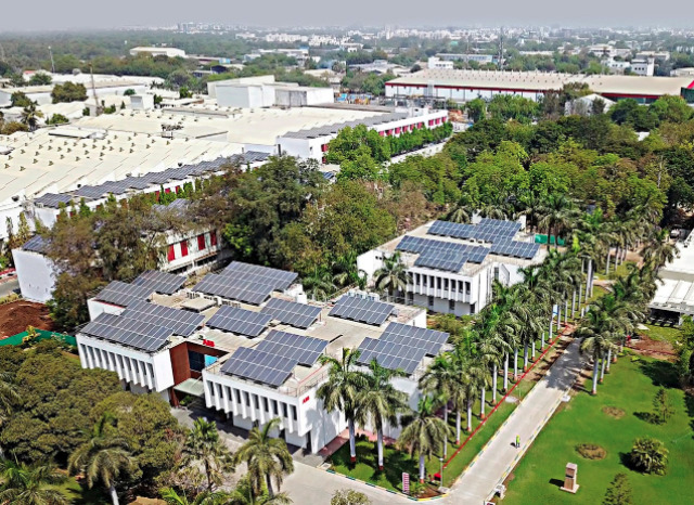 The manufacturing hub is the company’s largest facility in India, with over 3,000 employees. Credit: ABB
