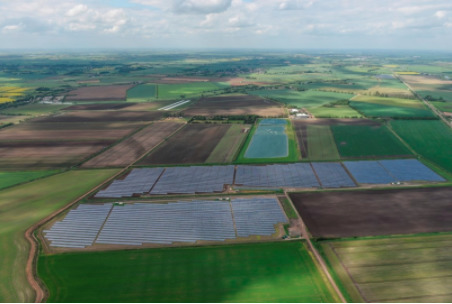 The 5MW Chittering solar farm developed by Lightsource in Cambridgeshire. Image: Lightsource.