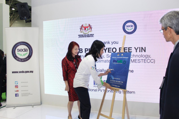 SEDA has also launched the first national solar PV monitoring system (PVMS). Credit: SEDA Malaysai